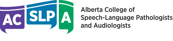Alberta College of Speech-Language Pathologists and Audiologists Logo